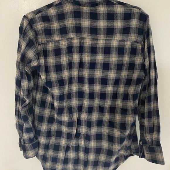 Madewell Oversized Hi-Lo Flannel Boyshirt in Andover Plaid - Picture 6 of 6